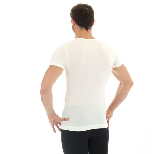 Termoaktywna koszulka męska z krótkim rękawem Brubeck Comfort Wool SS11030
