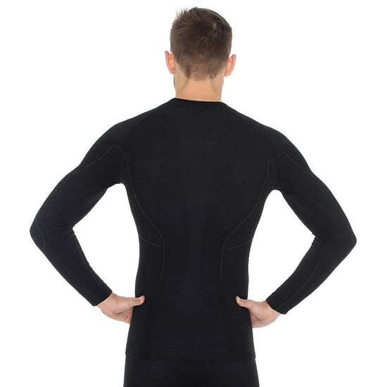 Koszulka męska termoaktywna Brubeck Active Wool LS12820