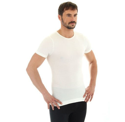 Termoaktywna koszulka męska z krótkim rękawem Brubeck Comfort Wool SS11030