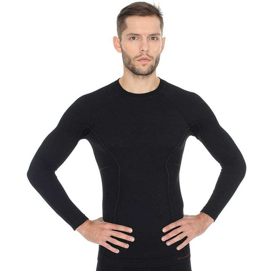 Koszulka męska termoaktywna Brubeck Active Wool LS12820