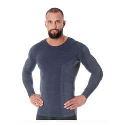 Koszulka termoaktywna męska Brubeck Comfort Wool LS11600